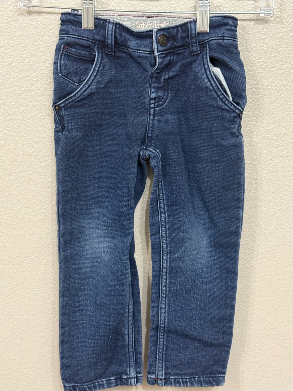 Cat & Jack Toddler Boys Straight Stretch Jeans 3T